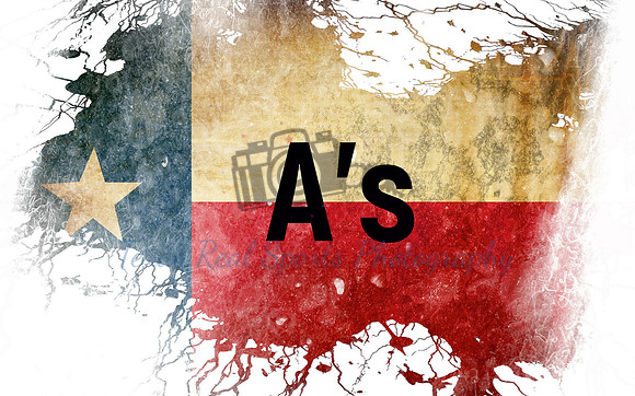 Lettered Grunge Flag-A