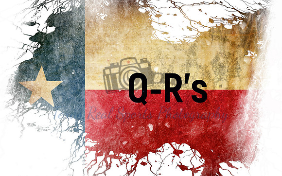 Lettered Grunge Flag-Q-R